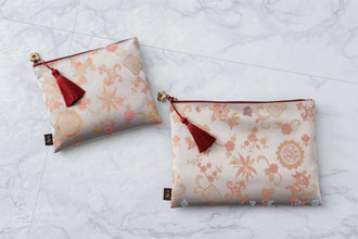 Luxury Korean Silk Pouch – Artisan - Made, Gift - Ready - KremberryStudio
