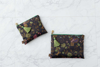 Luxury Korean Silk Pouch – Artisan - Made, Gift - Ready - KremberryStudio