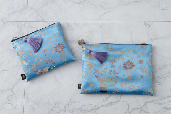 Luxury Korean Silk Pouch – Artisan - Made, Gift - Ready - KremberryStudio
