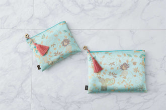 Luxury Korean Silk Pouch – Artisan - Made, Gift - Ready - KremberryStudio
