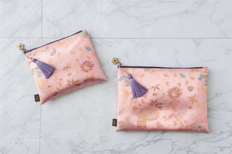 Luxury Korean Silk Pouch – Artisan - Made, Gift - Ready - KremberryStudio