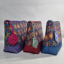 Traditional Korean Hanbok Pouch – Handmade Dancheong - Inspired Linen Bag - KremberryStudio