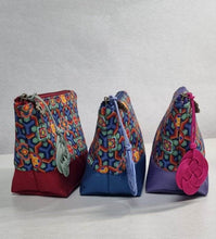 Traditional Korean Hanbok Pouch – Handmade Dancheong - Inspired Linen Bag - KremberryStudio