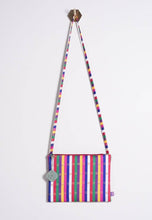 Traditional Korean Obang Crossbody Bag – Handmade with Hanbok Silk & Eco Linen - KremberryStudio